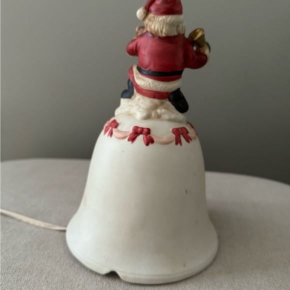 Vintage Lighted Santa Bell - Picture 5 of 14